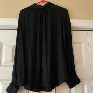 Mock turtleneck blouse